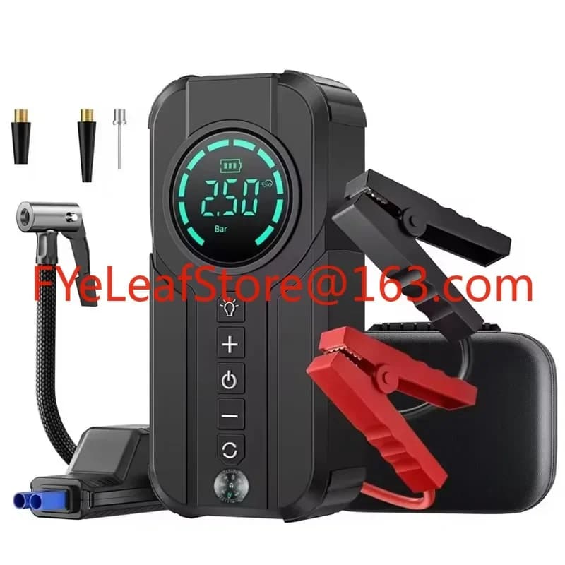 Batteria per auto Booster Power Bank caricabatterie batteria al litio 16000mah dispositivo di avviamento portatile per pneumatici per auto