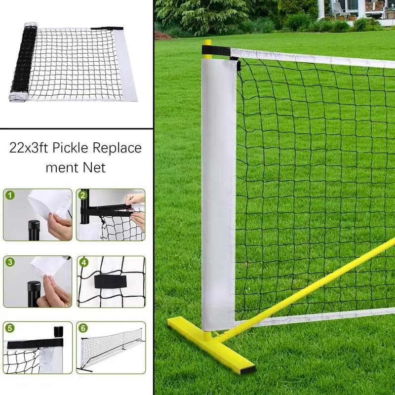 Rete da badminton per interni ed esterni, rete da badminton per esterni, accessori portatili per esercitazioni sportive per pallavolo fitness