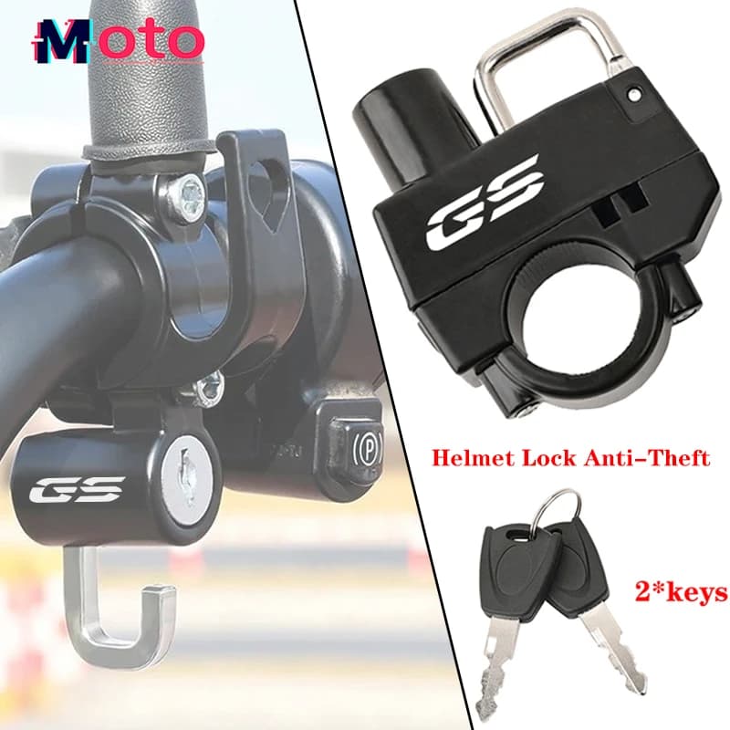 Per BMW R1200GS R1250GS R 1200GS R1250 GS R 1250 GS LC ADV Moto CNC Accessori Casco In Alluminio Blocco Casco Antifurto