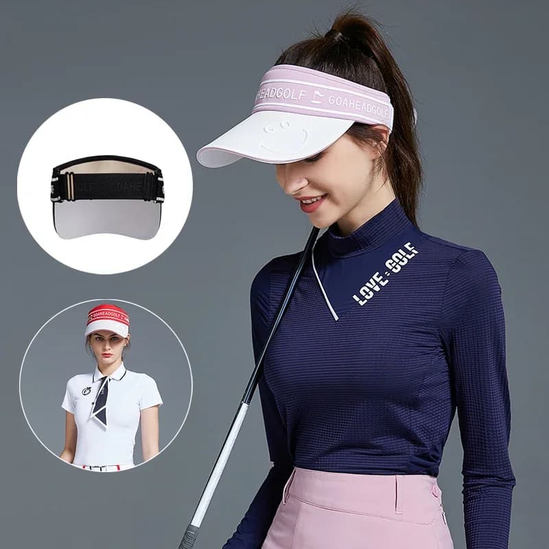 Love Golf Women Summer Peaked Hats Ladies Korean Sunscreen Golf Caps Female Outdoor Sports Hat Ladies Breathable Sun Visor Cap