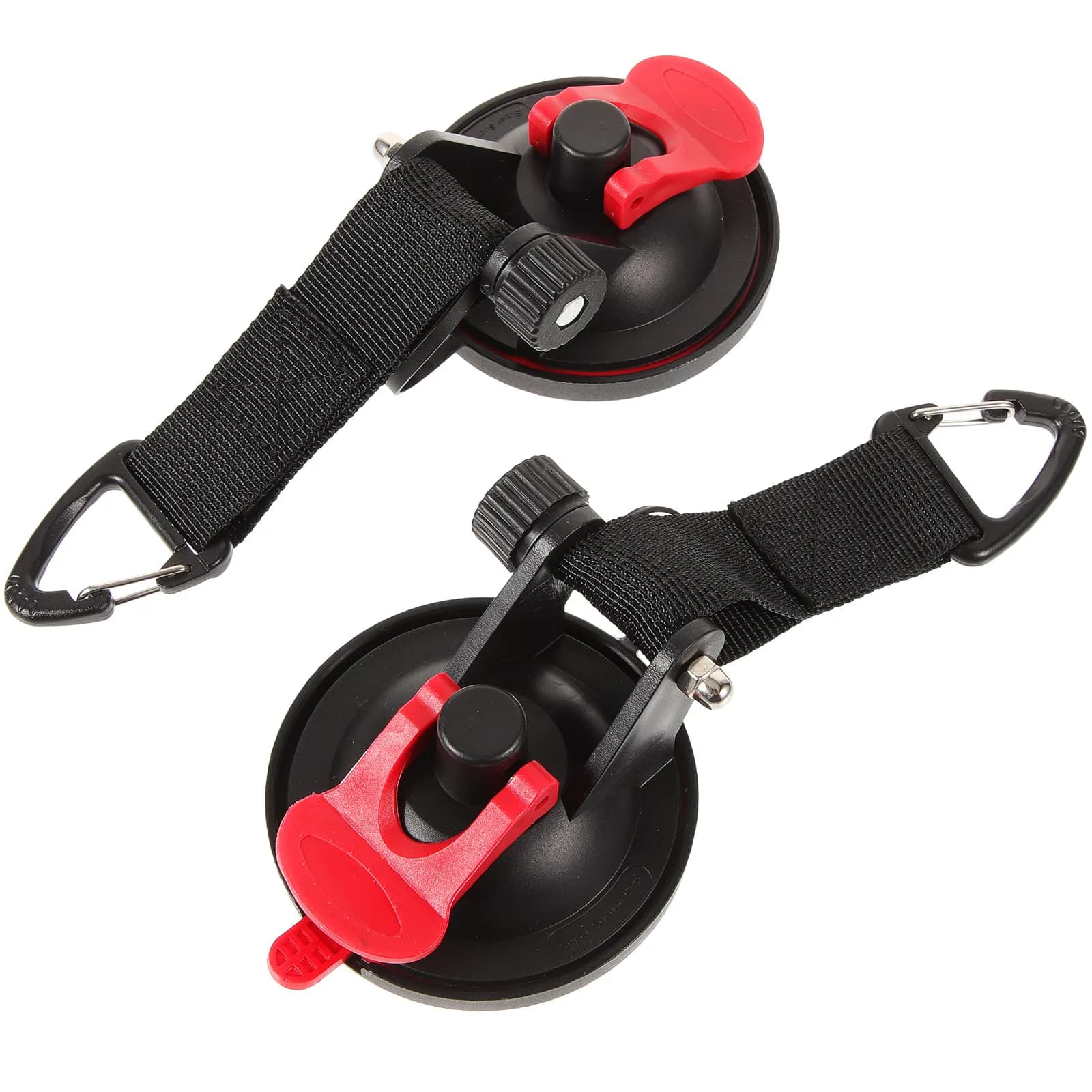 2Pcs Suction Cup Tent Hooks Heavy Duty Car Window Mounting Outdoor Camping Gear Strong Hold Waterproof Low High Temp