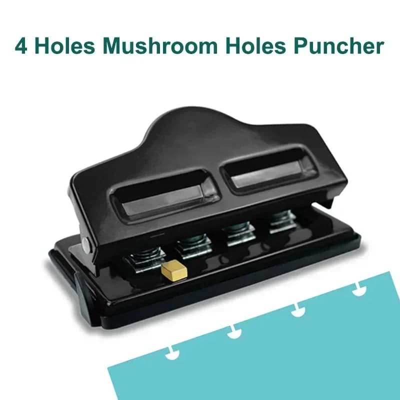 Fromthenon 4 Fori Fungo Fori Puncher A4 A5 A6 A7 Notebook a fogli mobili Planner Ufficiale Punch Strumento Forniture di cancelleria per ufficio