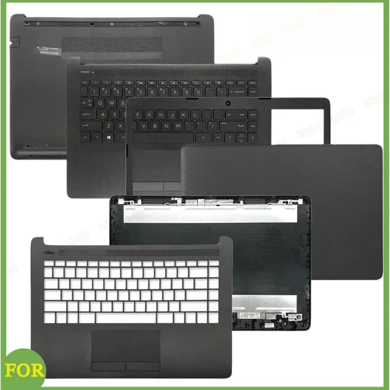 NUOVO Case per Laptop HP 14-CM 14-CK 14-DG 240 G7 245 246 G7 - Cover Posteriore LCD/Cornice Anteriore/Cerniera/Poggiapolsi Superiore/Inferiore L44056-001