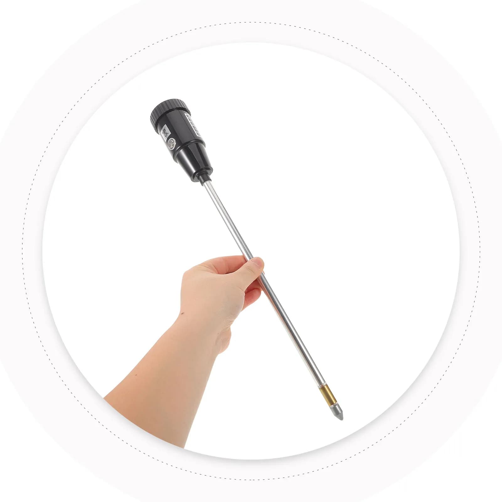 Garden Soil Tester Moisture PH Meter 2-in-1 Portable 12 Inch Probe Accurate Instant LCD Display for Houseplants Lawns Beds