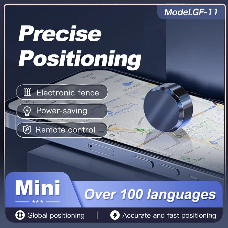 Localizzatore GPS per piccole auto Monitoraggio in tempo reale Localizzatore anti-smarrimento Localizzatore GF11 telecomando