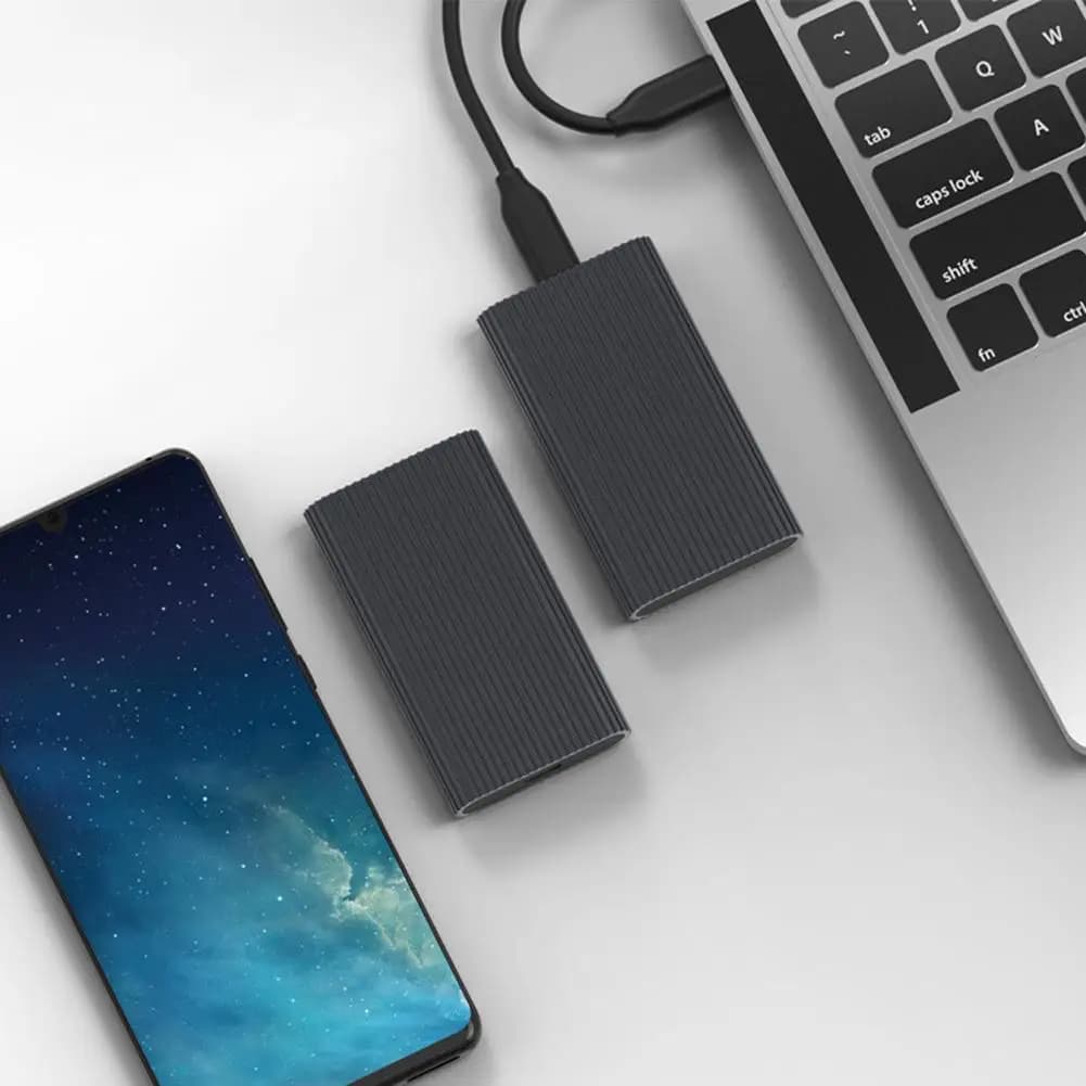 Blueendless M3T MSATA to Type-C SSD Box External Solid State Drive Enclosure