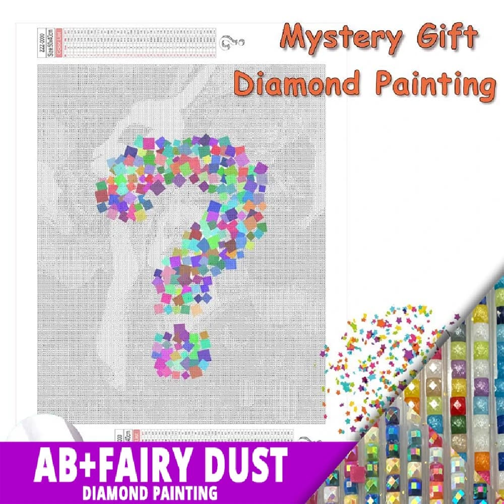 Misterioso AB Northern Lights Plus Fairy Dust 5D Regalo fai da te Pittura diamante Immagine misteriosa Kit serie opzionale fatta a mano