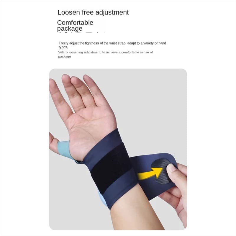 TFORU-Brace di supporto per polso intelligente - Fascia di compressione per polso regolabile per alleviare il dolore e massaggi, ideale per uso domestico e in ufficio
