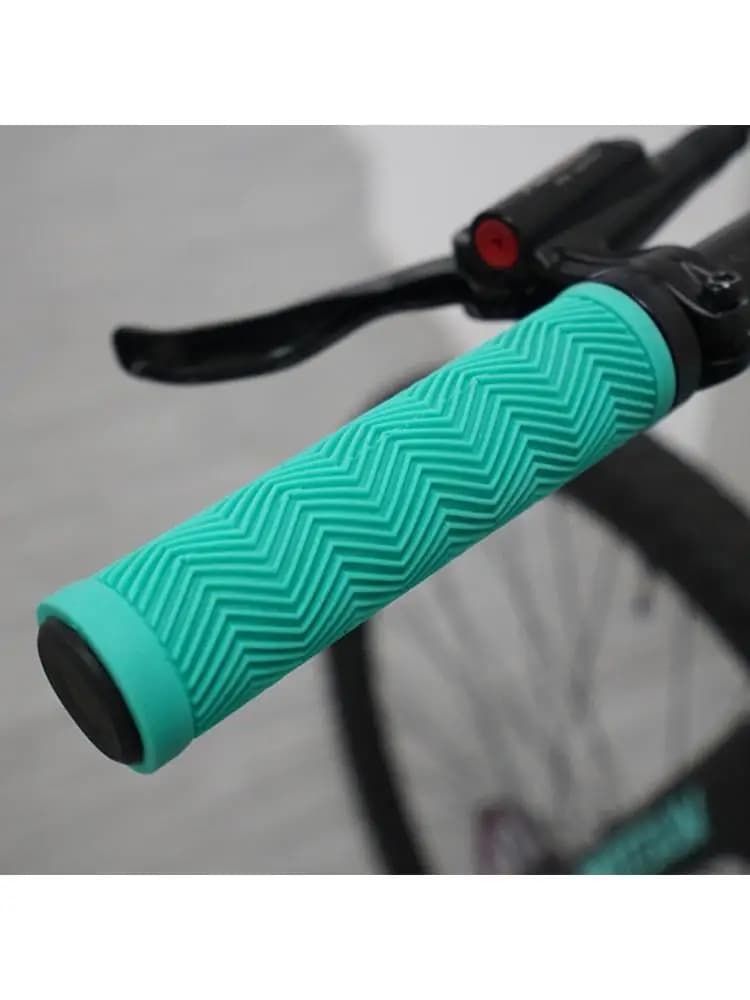 652F 1 Pair Grip Bicycle Handlebar Lightweight Grip Handle Bike Anti-slip Handle Cover for Cycling Mountain