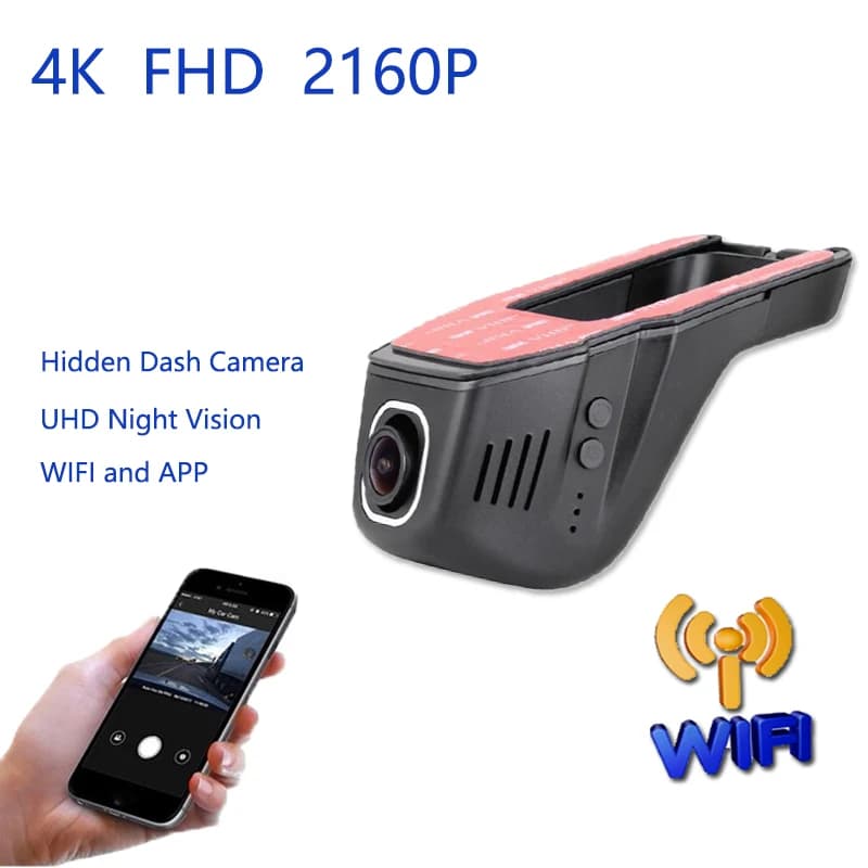 Per Skoda Octavia 2 Yeti Citigo VISION RS SLAVIA Karoq Hawtai Boliger B11 E70 E80 Auto 4K 2160P Wifi DVR Videoregistratore