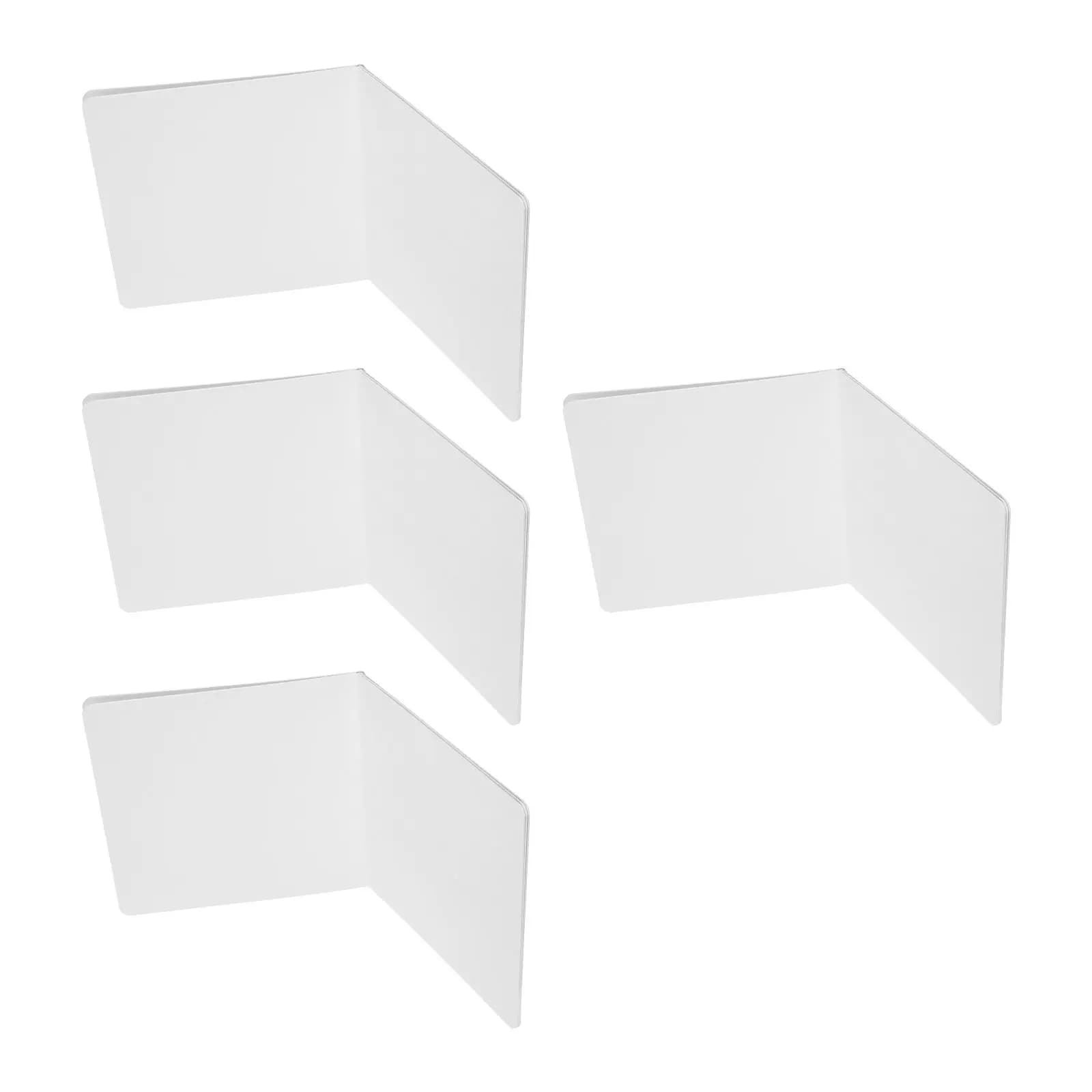 4Pcs Blank Board Book Hardcover Sketchbook Thick Paper Drawing Notebook for Markers Classroom Art Supplies