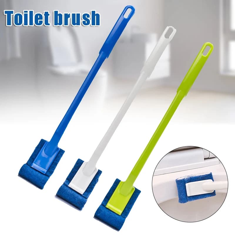 Spazzola per la pulizia dello Scrub spazzola per wc con manico lungo strumento per la pulizia delle finestre