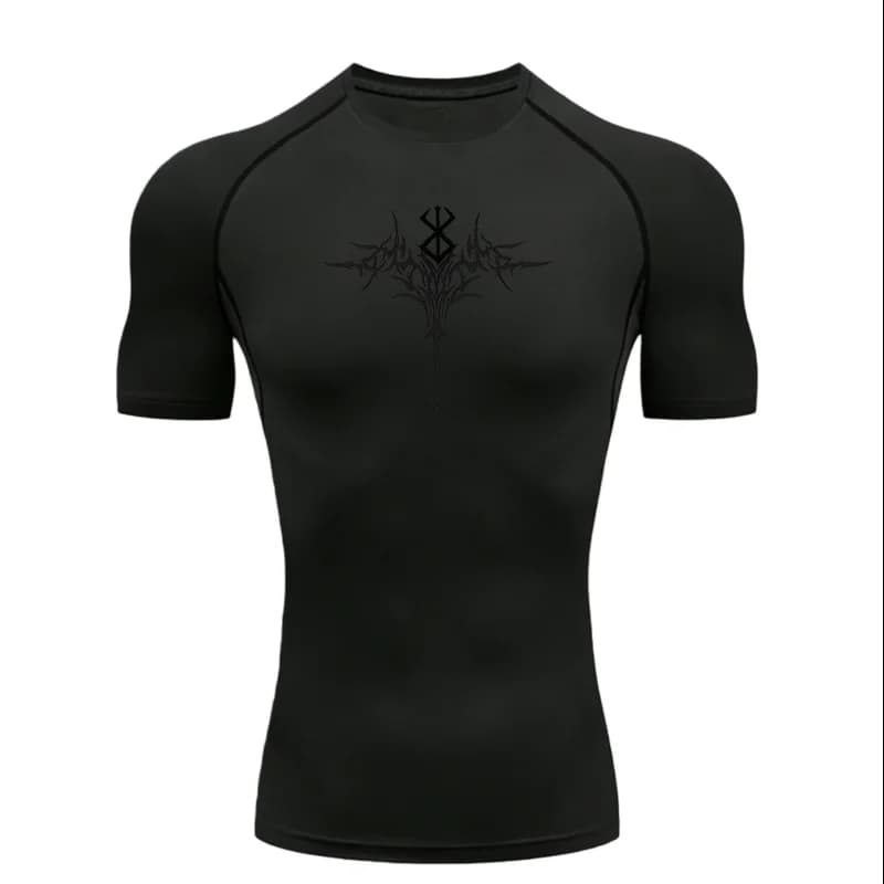 Men's Sporty T-shirt with Refined Design, Elasticized Clothing for Training, Fitness and Volleyball
