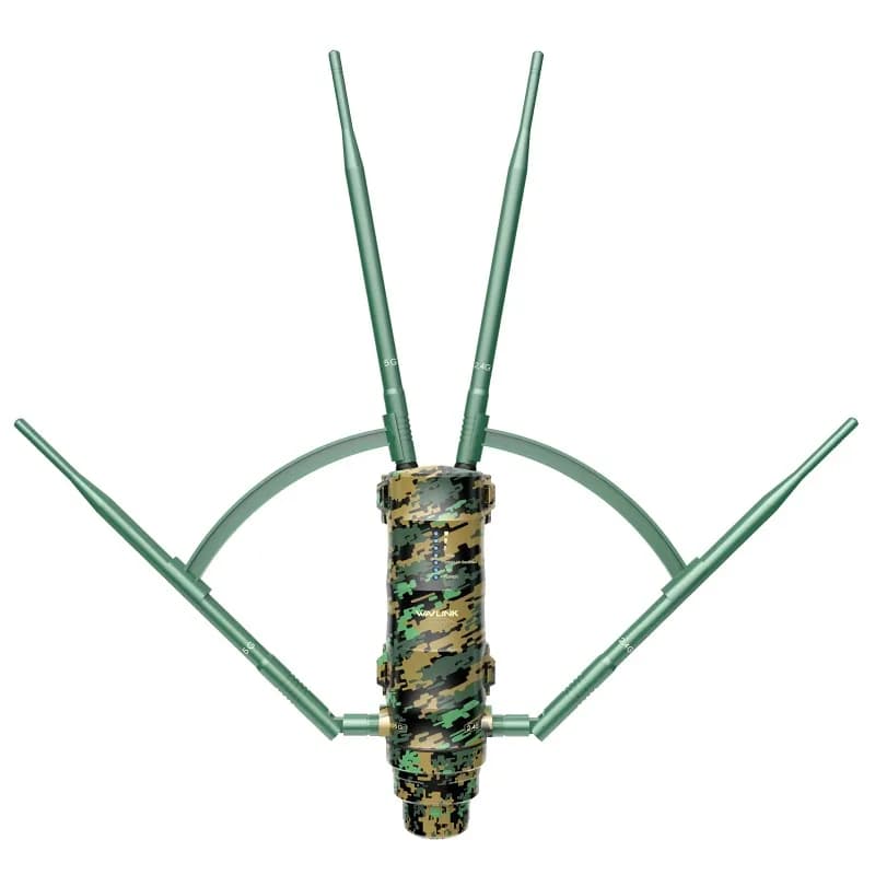 Outdoor Weatherproof Gigabit 1200Mbps AP WIFI Coverage Housing Repeater Router Grid expander