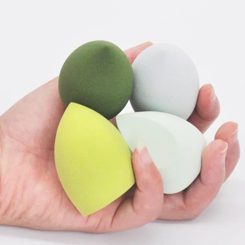 4 pcs/bag fashion makeup blender soft cosmetic sponge for makeup foundation powder sponge beauty tool accessories for makeup tools