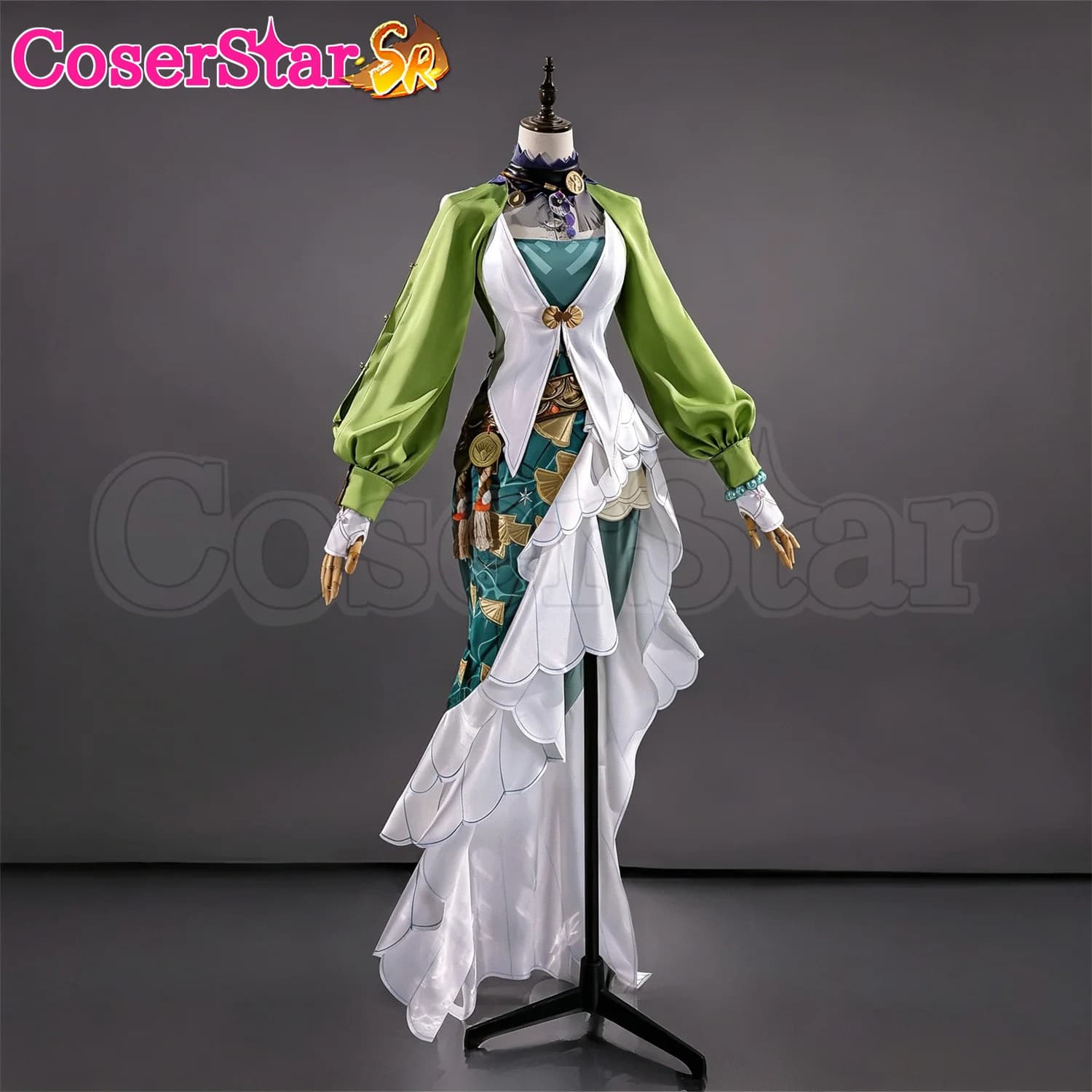 CoserStar-SR Zenless Zone Zero ZZZ Cecilia Cosplay Costume Outfit Dress Carnival Halloween Anime Game Role Play Wig Shoes Tail