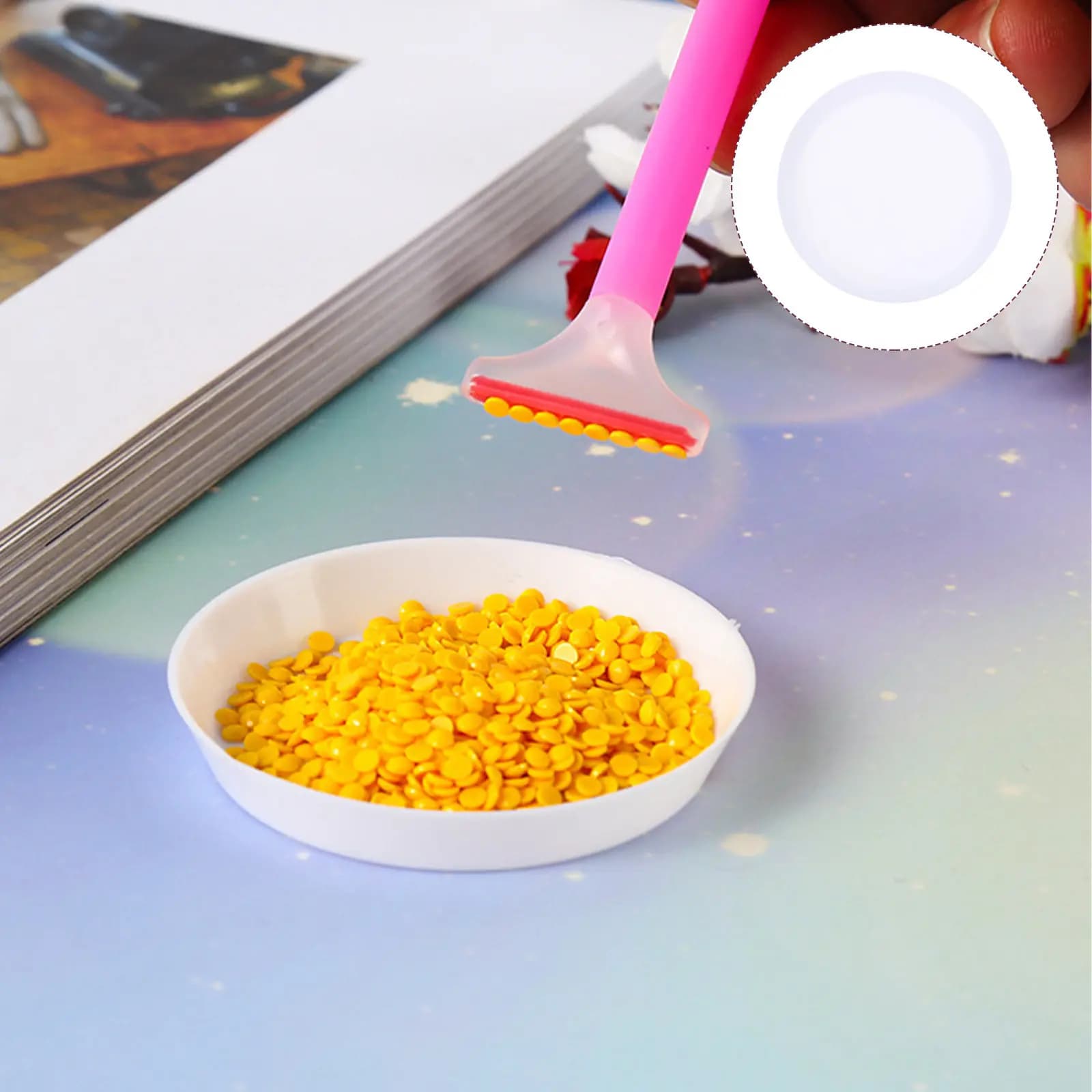 Set di 80 Vassoi Portadiamanti in Plastica Premium, Contenitori per Strass e Perline, Organizzatore per Gioielli e Nail Art Fai-da-Te