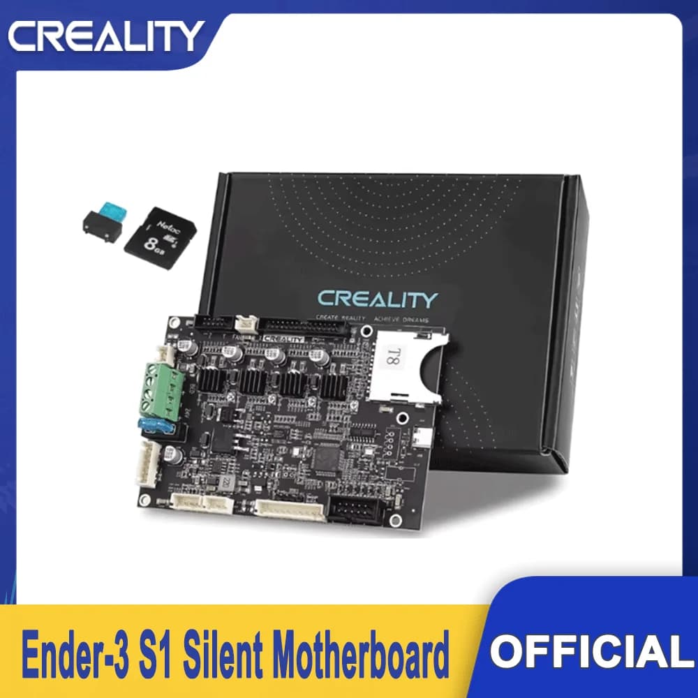 Creality Ender-3 S1 Scheda madre silenziosa Scheda madre a 32 bit Pacchetto fusibili scheda SD con driver TMC2208 per parte stampante 3D Ender 3 S1