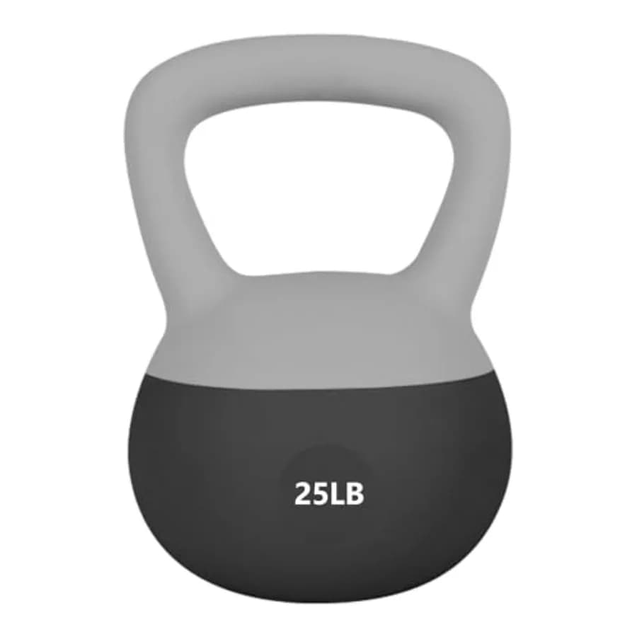 Kettlebell morbidi per allenamento a casa: riempiti di sabbia, colorati, antiscivolo, neri e grigi