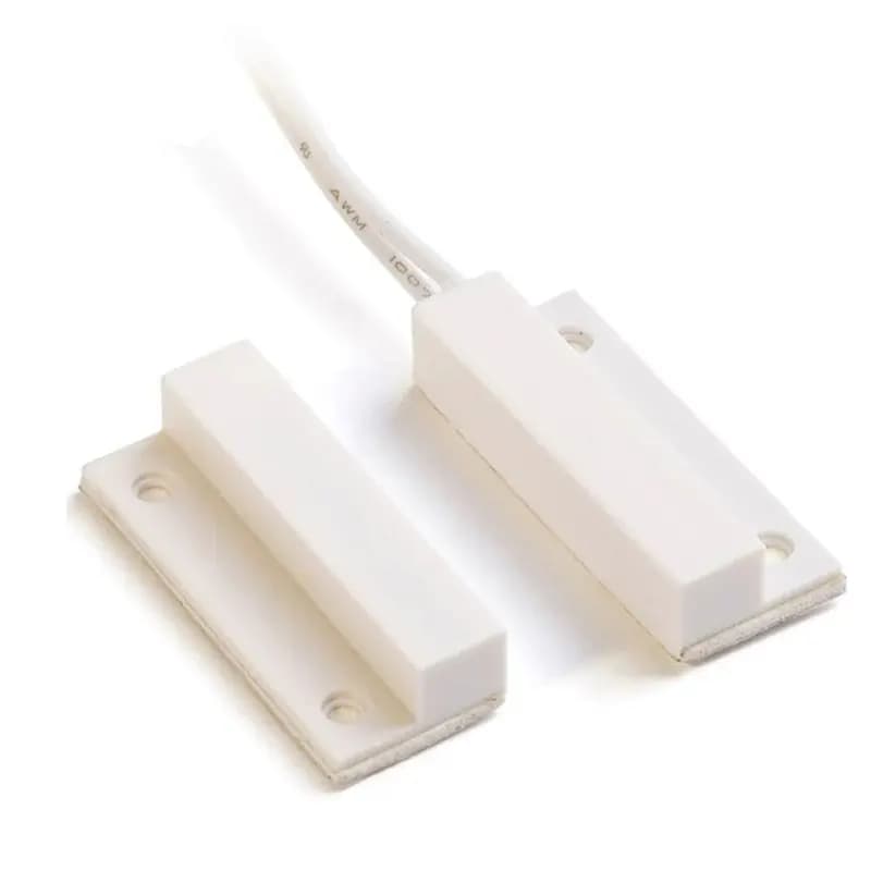 Interruttore di contatto magnetico cablato NO/NC/COM da 10 pezzi per allarme porta finestra in legno