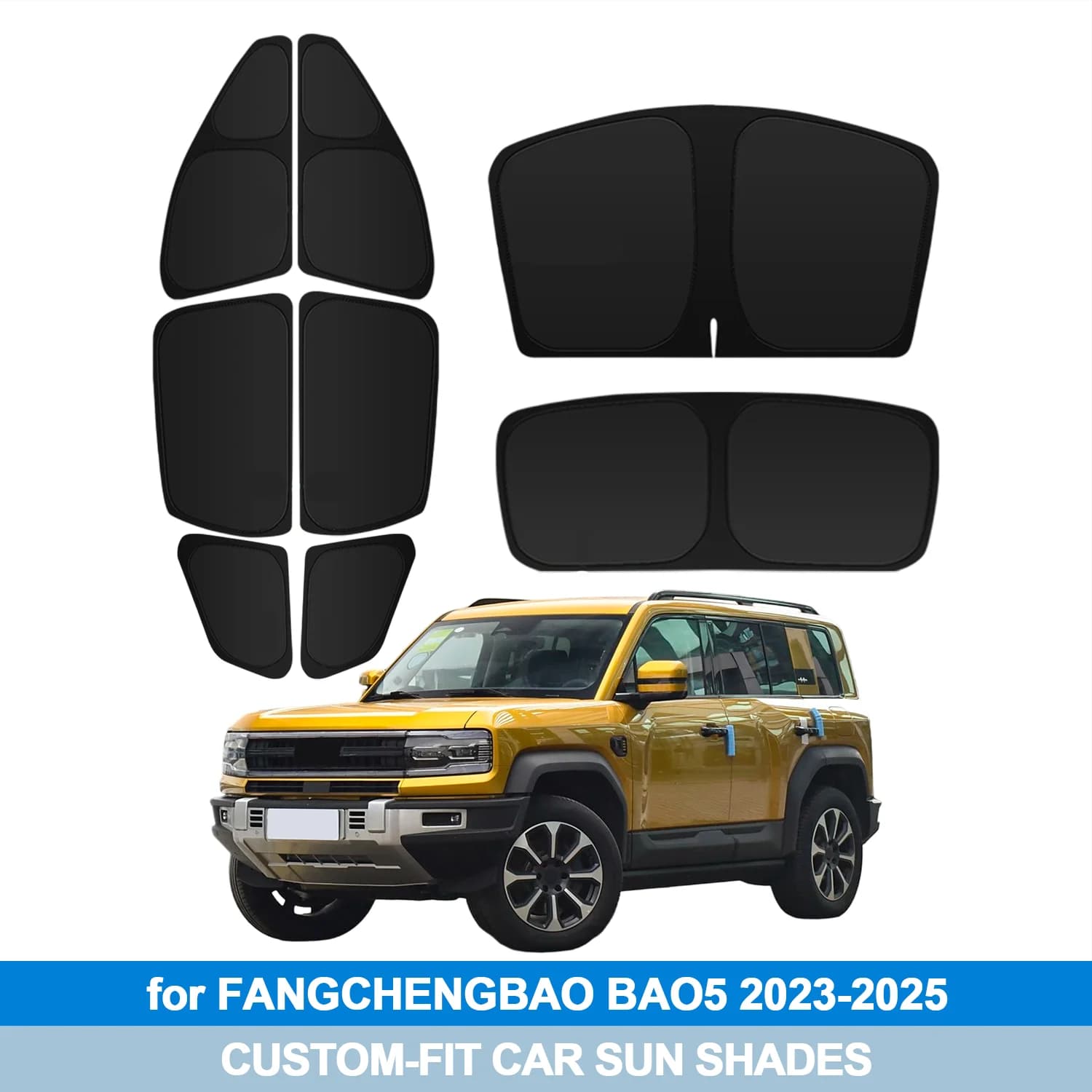 Per FANGCHENGBAO BAO5 2023-2025 Parabrezza Parasole Finestre Laterali Shades Copertura Visiera Parasole Scudo Protezione Privacy