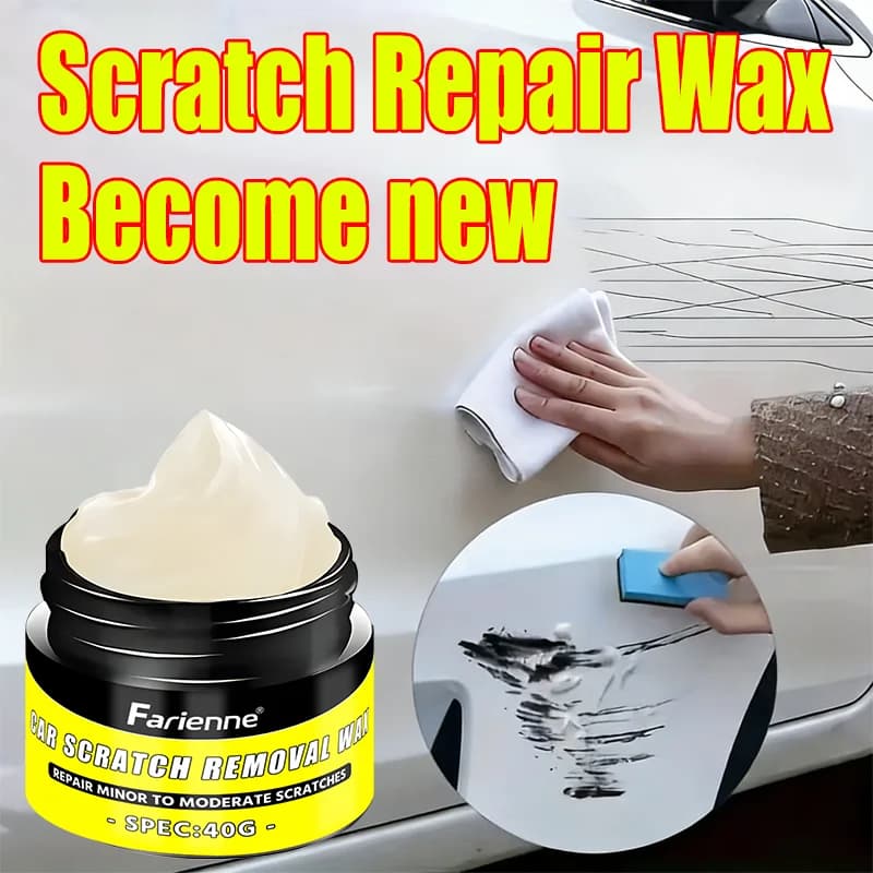 Farienne 40g Car Scratch Removal Wax, Auto Paint Polishing Restorer, Fine Scratch & Water Mark Repair Cream