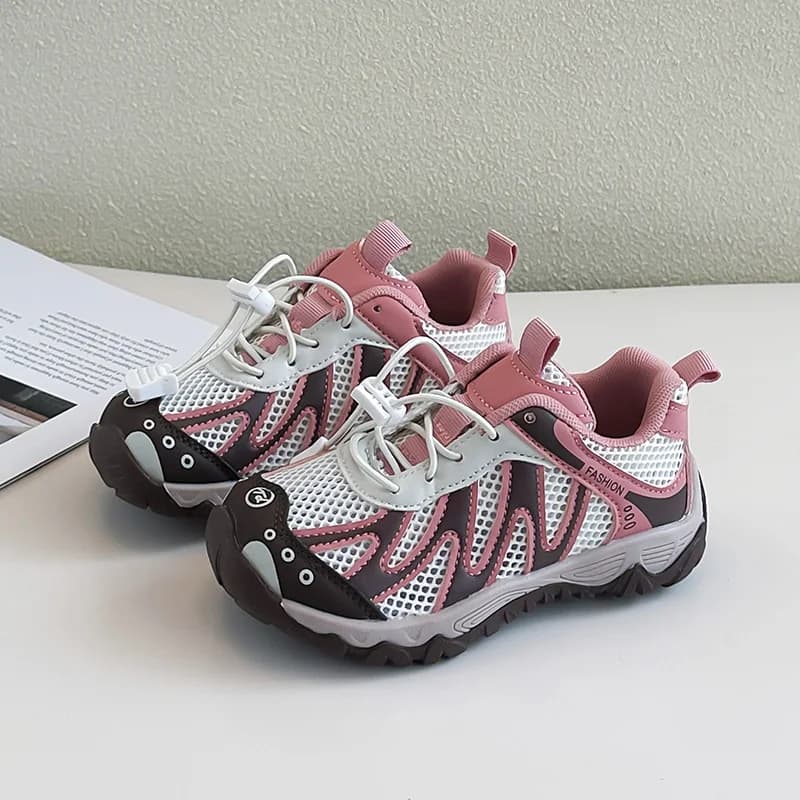 Low Cut Children Casual Sneakers Unisex Lightweight Sports Shoes Stable Sole Breathable Upper for School, Travel and Outdoor