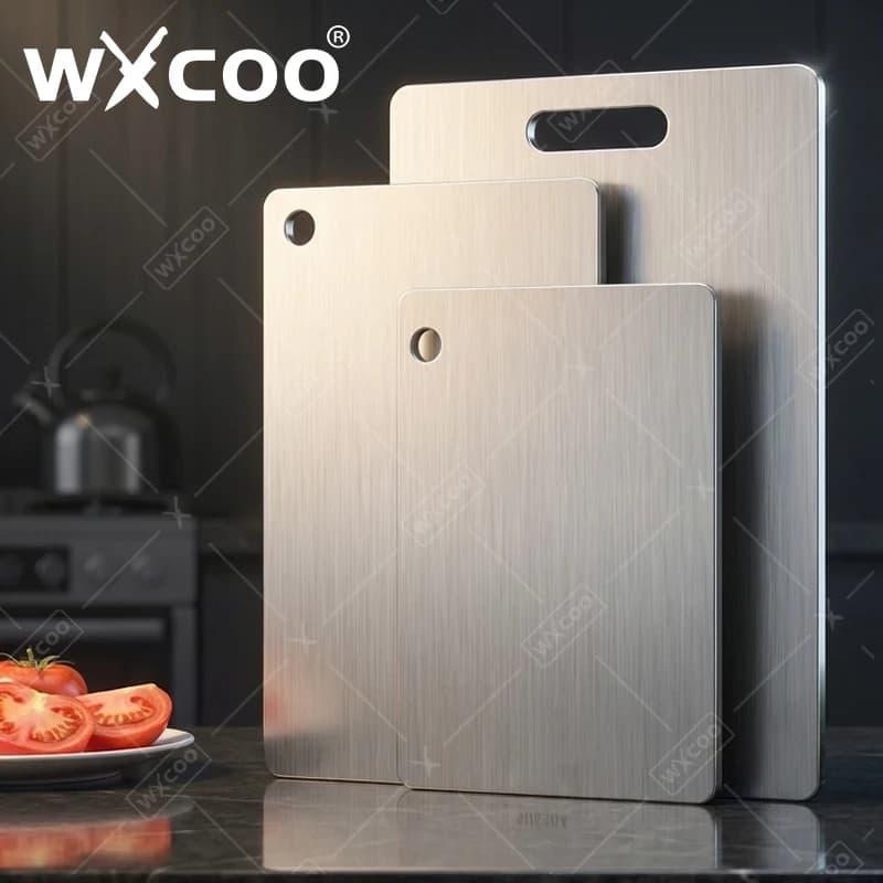 WXCOO Double-sided stainless steel cutter thickened to knead, kitchen cutter for domestic use, to cut fruit