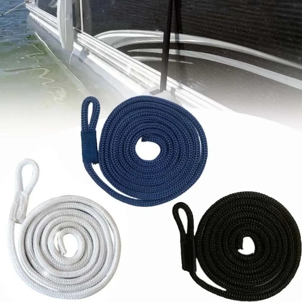 Doppie linee di parafango per barche intrecciate spessore accessori per barche paraurti corde per parafango Hardware marino corde per ormeggio per Yacht