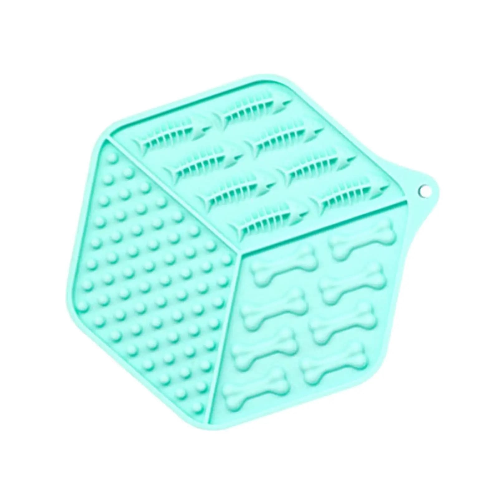 , Silicone Slow Feeder Licking Mat for Dog , for Bathing, Grooming