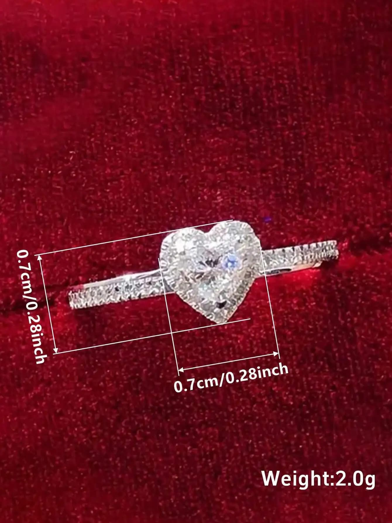 1 anello elegante in zirconia cubica per bambini, per ragazze, per regali di compleanno, per gioielli da festa, decorazione quotidiana