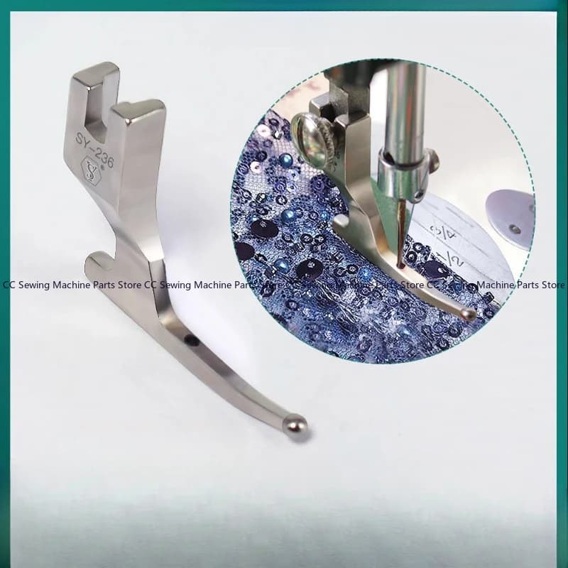 SY-236 nuovo abito da sposa palla tessuto speciale piedino macchina da cucire industriale pezzi di ricambio