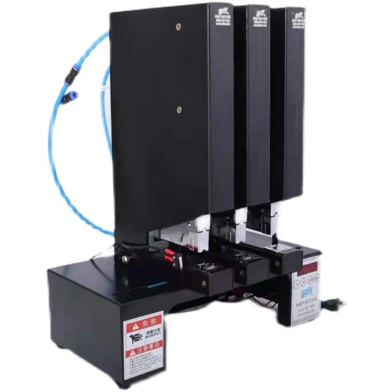 Aggiorna la cucitrice pneumatica 220V Heavy Duty addensata multifunzione a testa singola a doppia testa