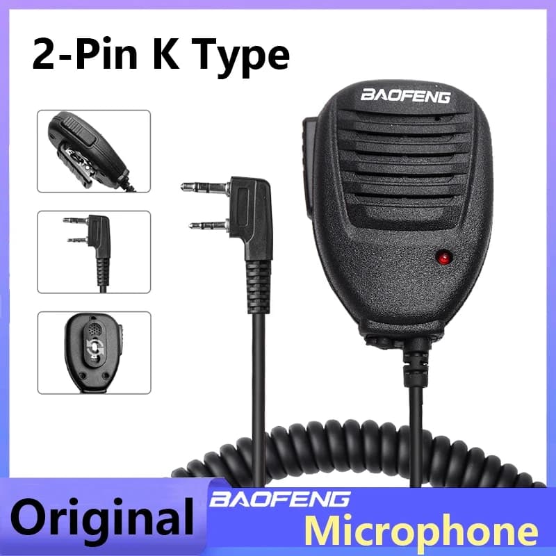 Baofeng microfono altoparlante Mic PTT spalla per DM-1701 UV-18 Pro UV5RH Ham Radio QuanSheng UV-K5 UV-K6 UV-5RPLUS Walkie Talkie