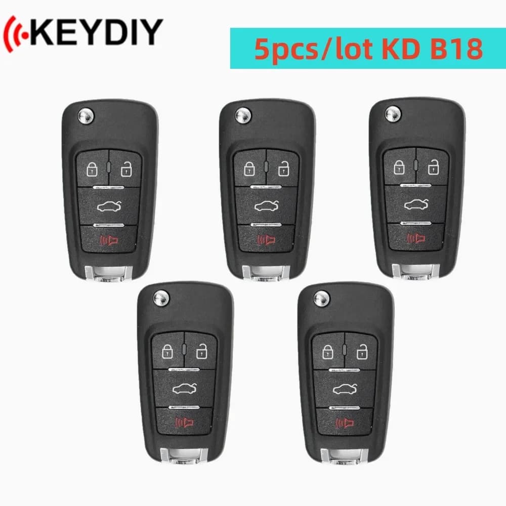 5 pz KEYDIY B18 NB18 Chiave A Distanza Dell'automobile 4 Bottoni per Buick KD900/KD-MAX/KD-X2 Programmatore Chiave KD MINI Serie B telecomando