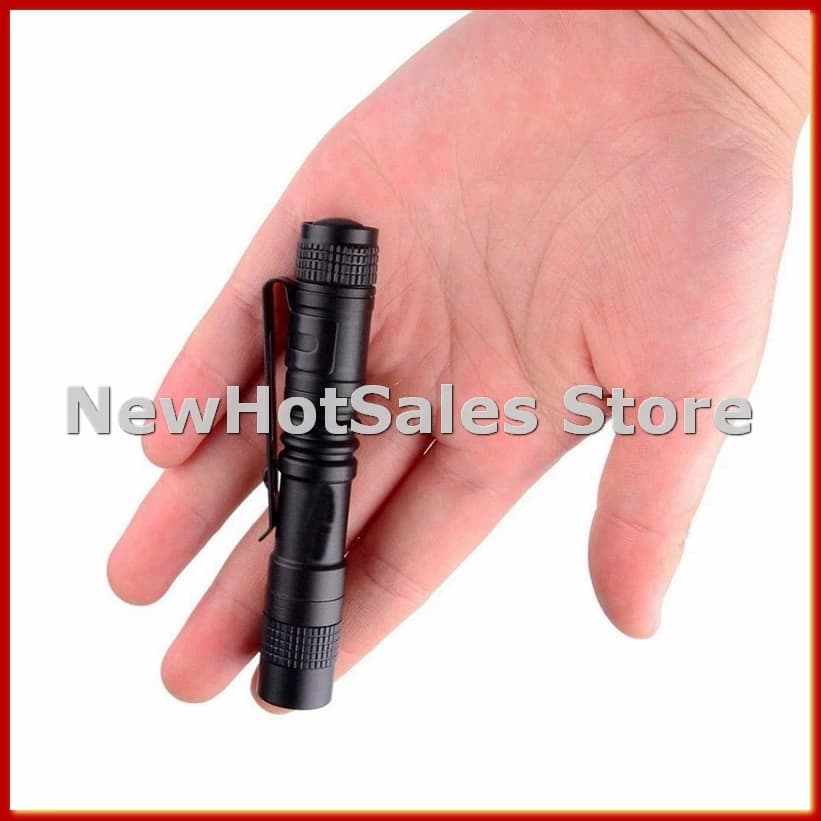 Flashlight pen torch Super Small Mini AAA XPE-R3 LED Lamp Belt Clip Light with-A74P
