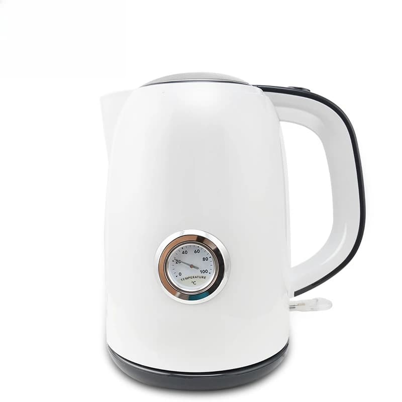 2200 W fast electric kettle, automatic shutdown and boiling protection, 1.7 litre stainless steel, safe for home/dormitory/office