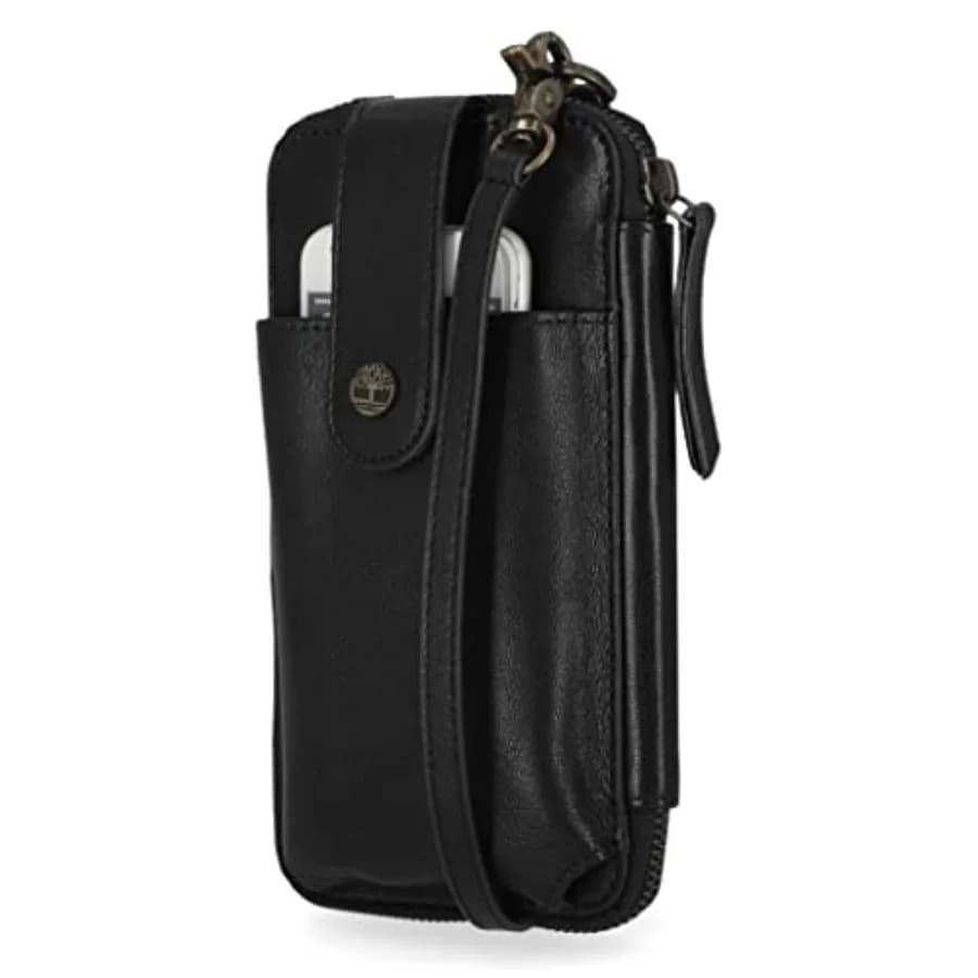 Borsa a Tracolla in Pelle con Protezione RFID per Telefono e Portafoglio da Donna