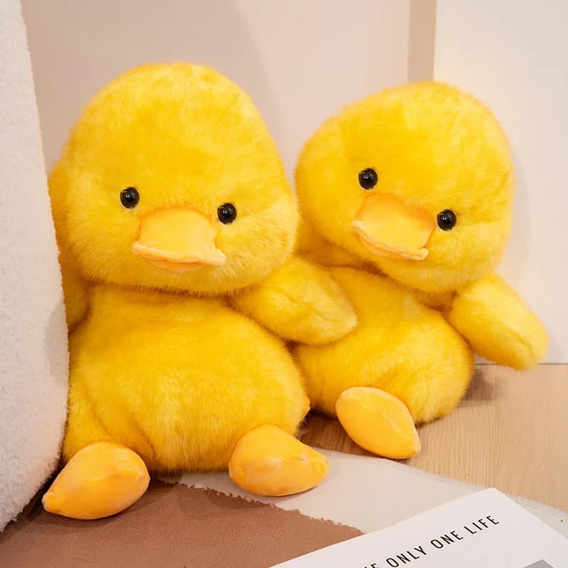 Anatra Peluche Simpatico anatra gialla Peluche Soffice sensazione confortevole Animali di peluche Anatra Cuscino Giocattolo per bambini Regalo di compleanno Arredamento della camera