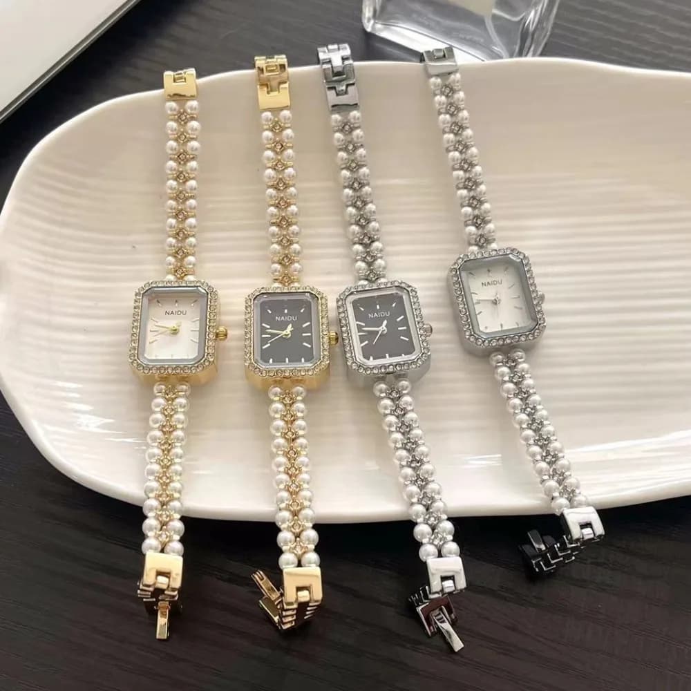 Women's Watch Luxury Fashion Strap With Beads Quartz Wrist Strap Women's Gift Dropshipping Para Mujer Relogio Female