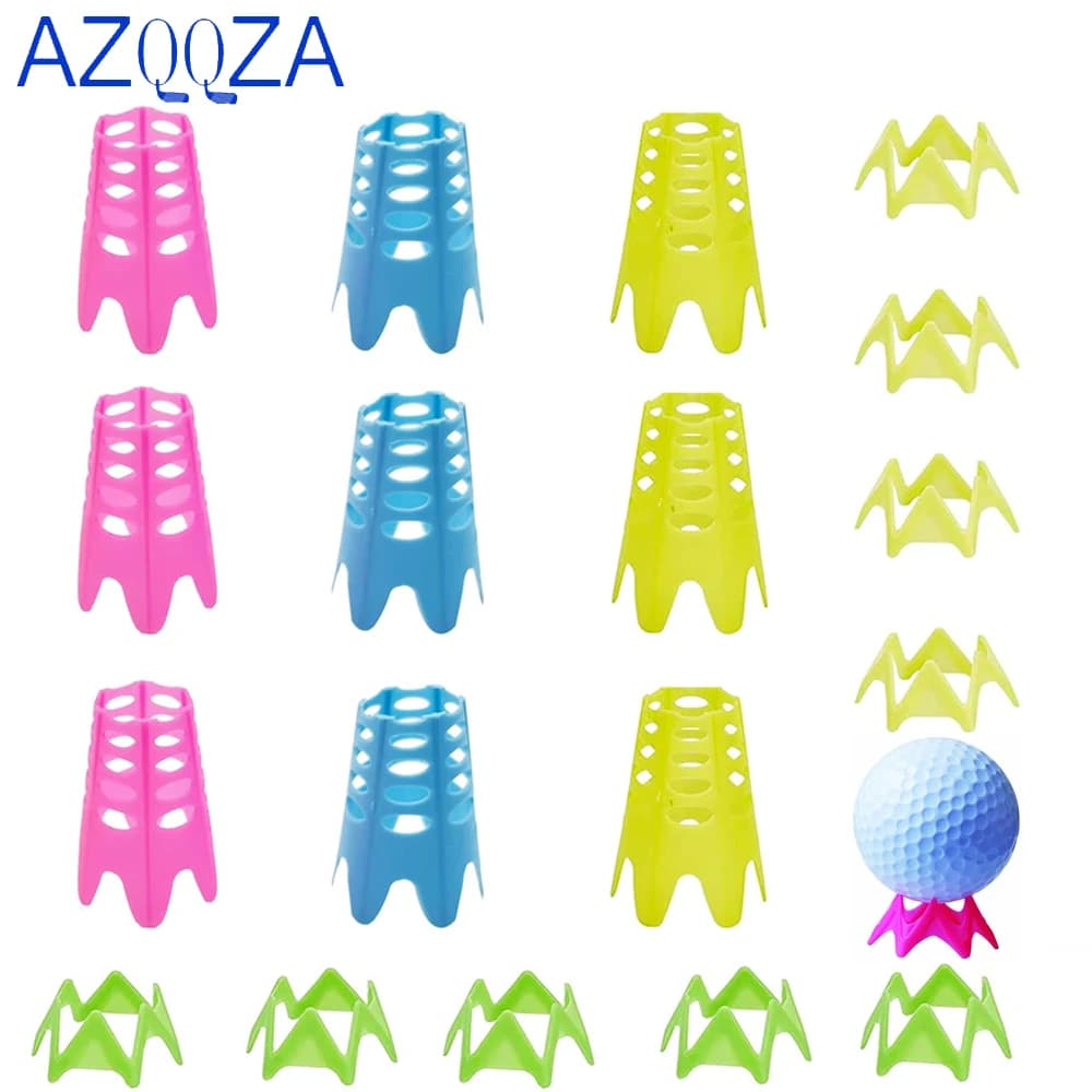 T-shirt per tappetino da golf da 10 pezzi, T-shirt per simulatore di golf, T-shirt da pratica per erba invernale e campo di guida, T-shirt da golf per l'allenamento del golf