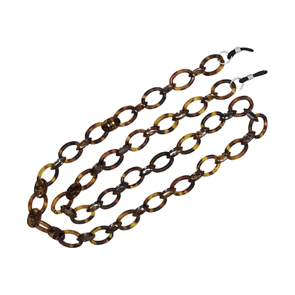 Premium Acrylic Mask Lanyard Glasses Chain Holder Secure Comfortable Neck Wear Anti-Lost Face Mask and Eyeglass Strap Stylish