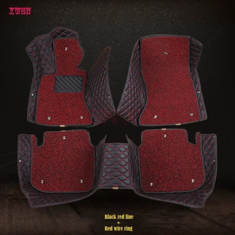 Two Layers Customized Full Coverage Car Floor Mats for Land Rover Range Rover Evoque 2 Doors 2012-2015 4 Doors Car Accessories