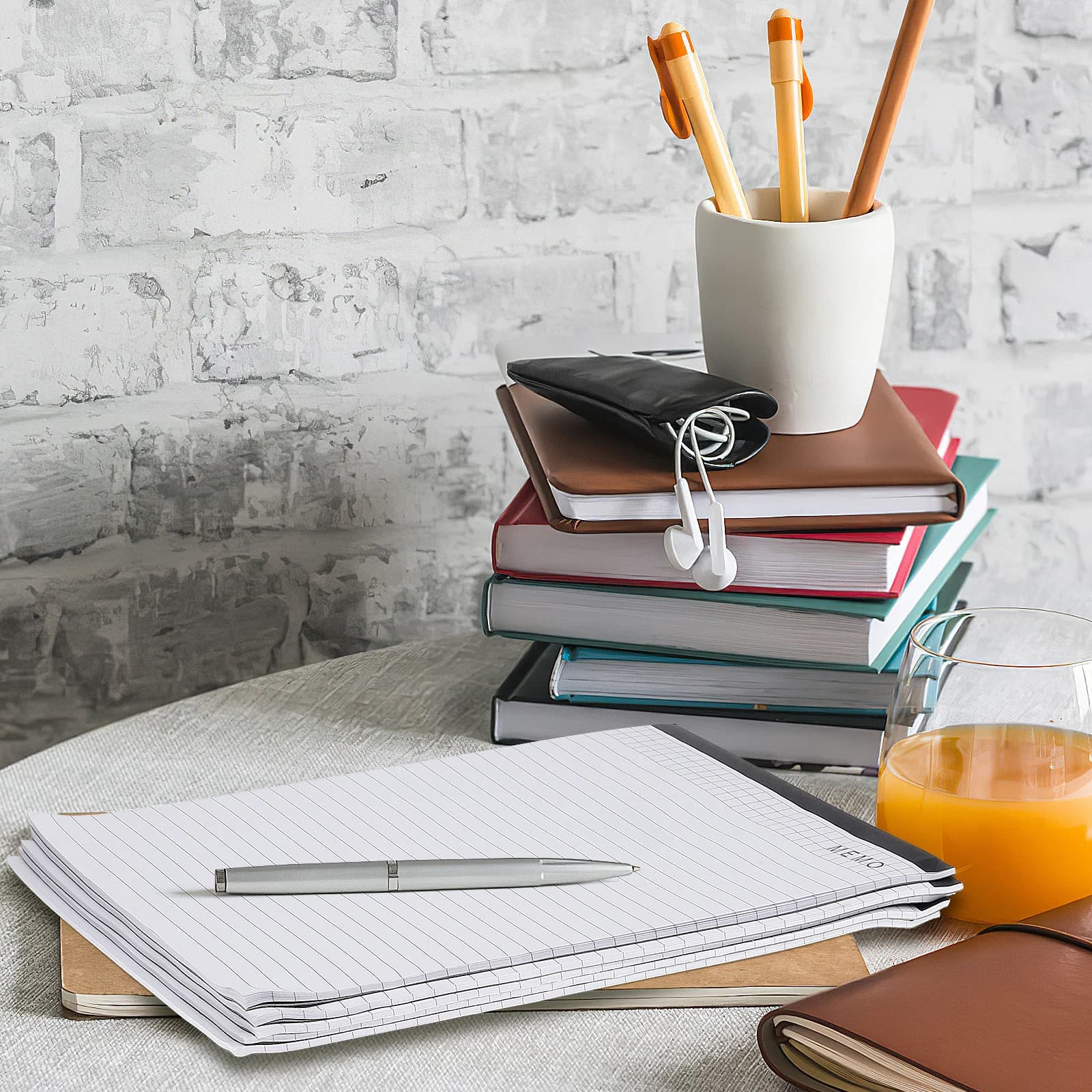 Quaderno idea per quaderni strappabili A4 da 5 pezzi per studenti, blocco note con aspetto semplice, adatto per l'home school office