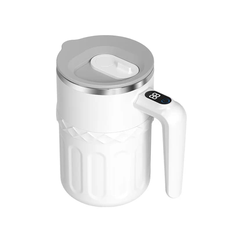 Automatic Mixing Cup, Milkshake Cup, Fitness Protein Powder, 304 Stainless Steel Temperature Display, Portable Coffee Cup