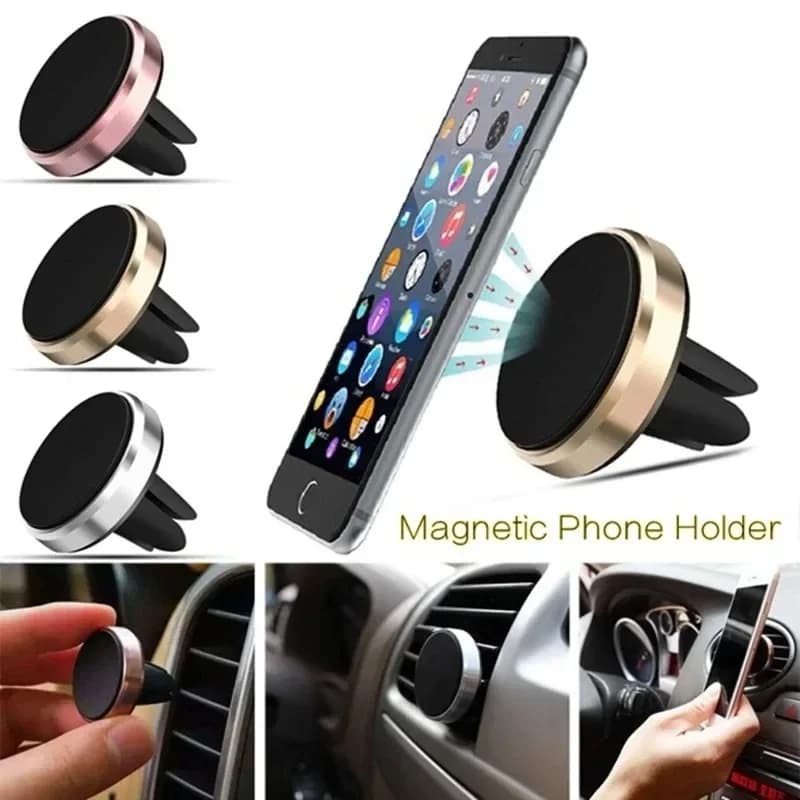 Supporto Magnetico Universale per Smartphone da Auto con Ventola di Raffreddamento, Supporto GPS per iPhone Samsung