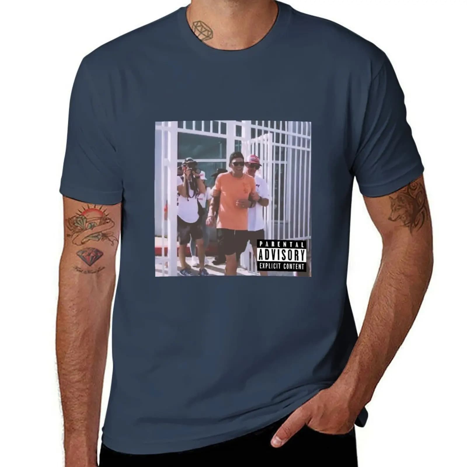 7 Rings - T-shirt GOAT semplice con scollo rotondo in tinta unita