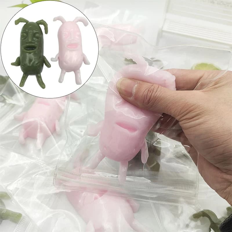 Plankton Meme Fidget Toy Rimbalzo lento Sollievo dallo stress Figura anime Regali divertenti Giocattoli Squishy Giocattolo da spremere per bambini Regali per adulti
