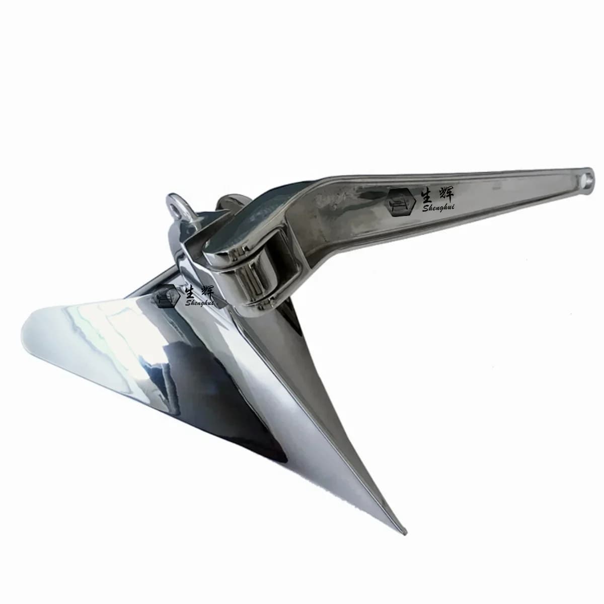 Accessori per barche in acciaio inossidabile 316 hardware marino da 10 kg Ancora per aratro per colata personalizzata lucidata a specchio alto