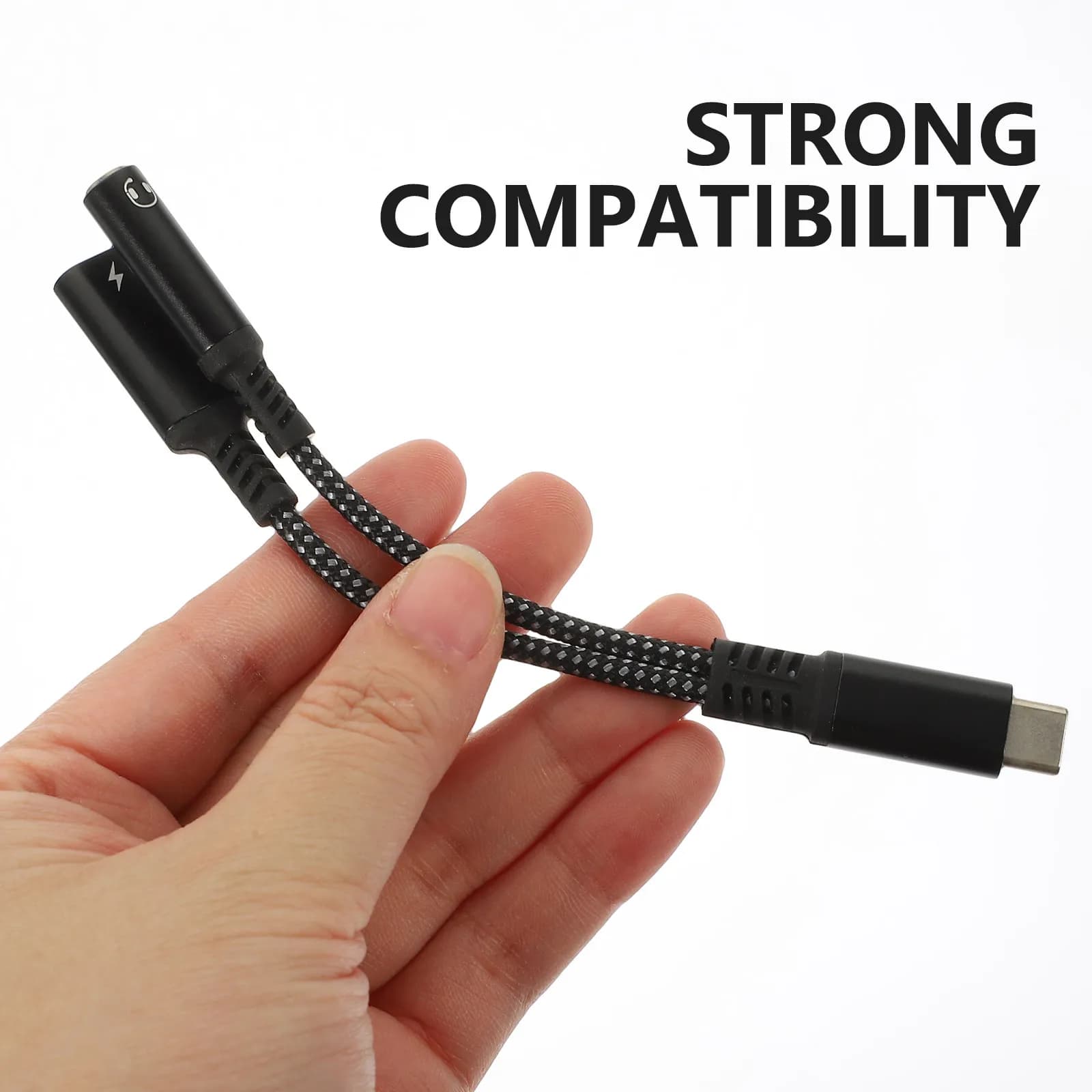 USB C Headphone Adapter Usbc to 35mm Audio Charging Portable Travel Business Trip USB Audio Interface Laptop Phone